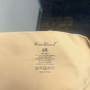 UnderWhere shape wear shorts size 3X NWOT